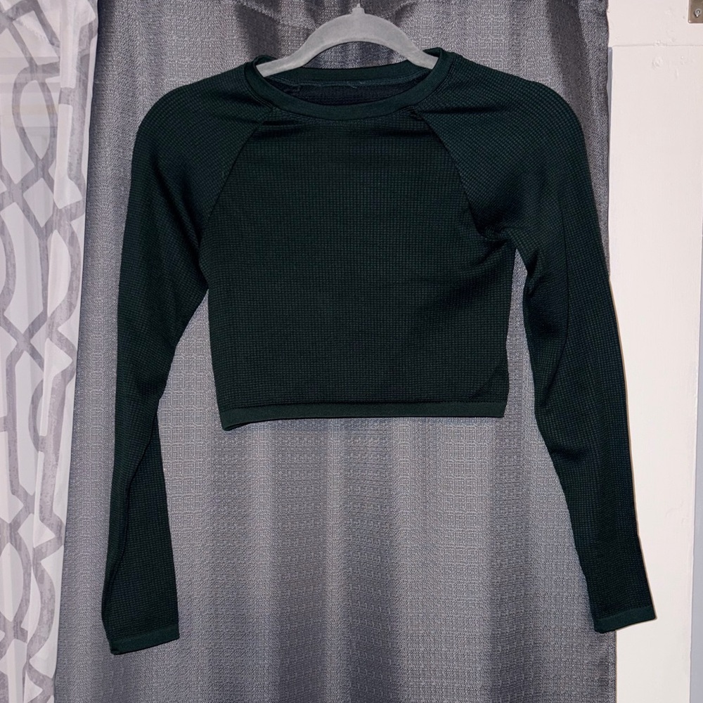 OFFLINE By Aerie Seamless Waffle Long Sleeve Tee